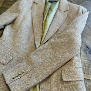 Talbots Tan Wool Suit Blazer